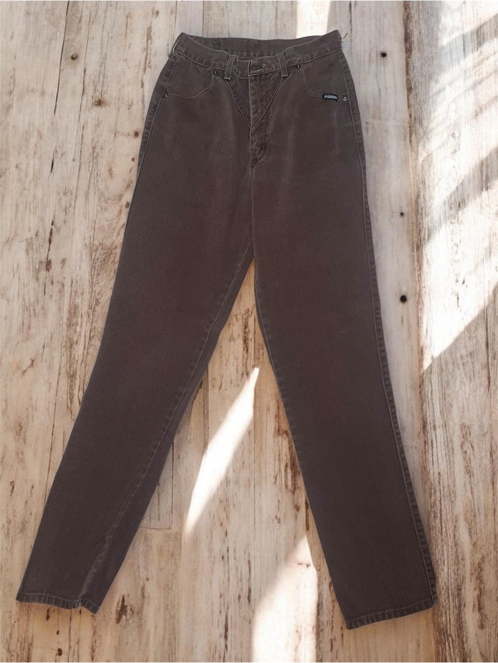 Vintage Rough Rider Circle T Western Pants Size 11/12 Brown
